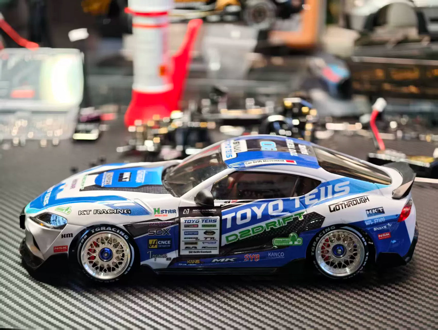 TGS  Tg Super Ran 1/24 Brushless External Rotor Motor Rwd Rc Drift Car WITH LIGHT RTR