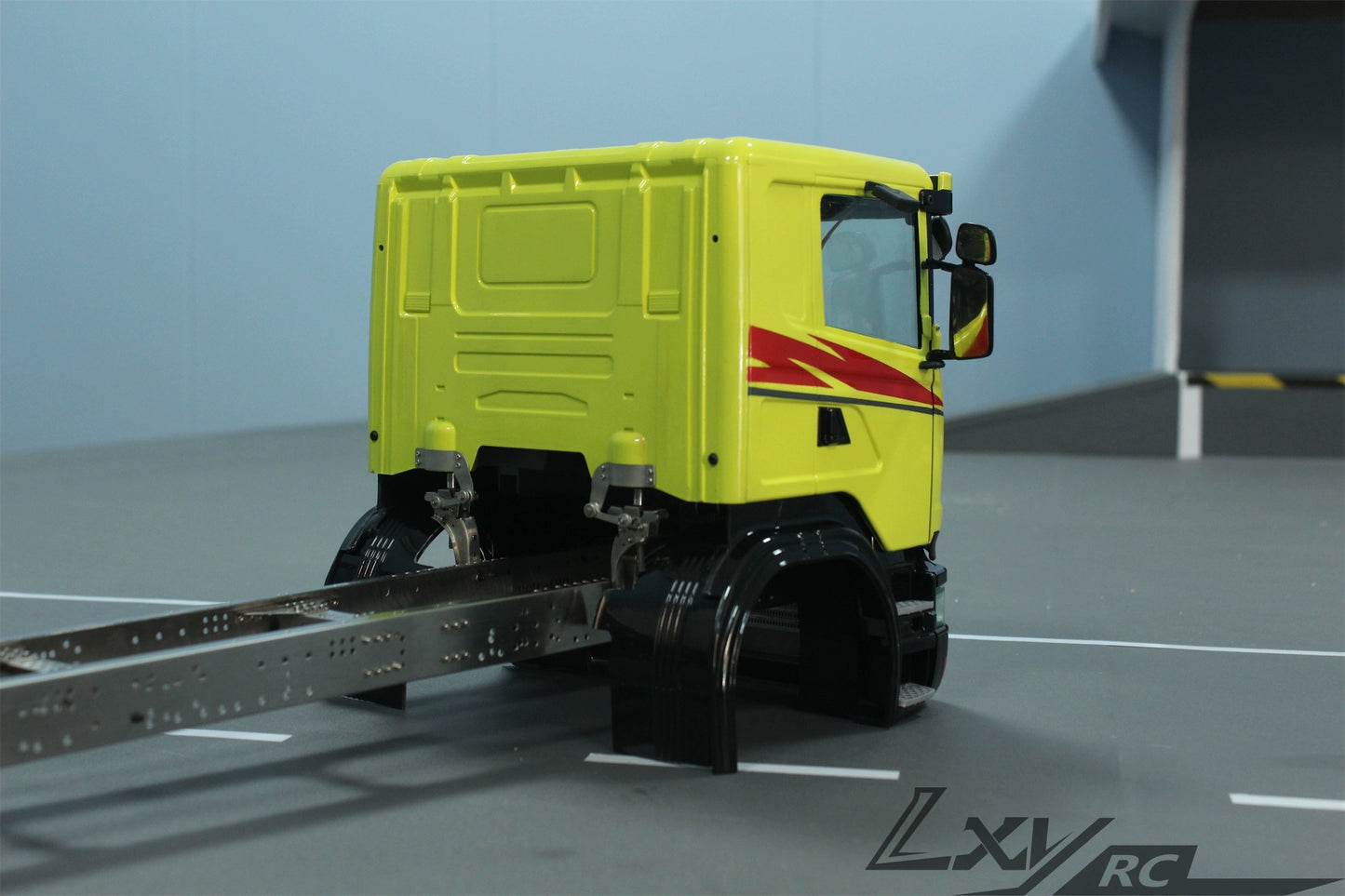 LXYRC 1/14 TAMIYA SCANIA R730 Rc Tractor Front Face Op Kit