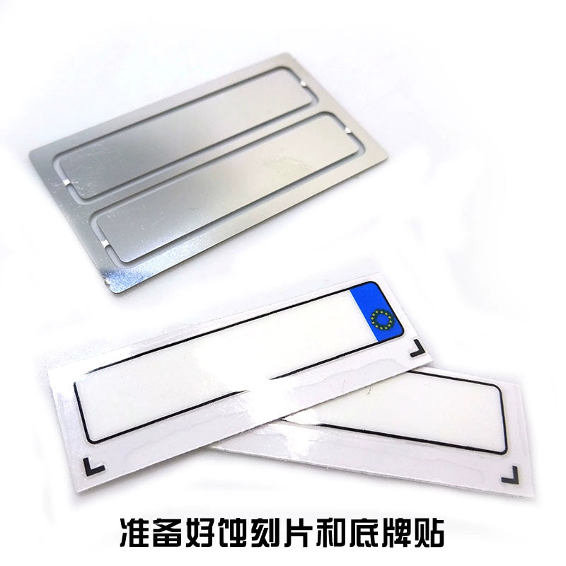 Kaya 1/14 Tamiya Scania Volvo Rc Tractor Metal License Plate Model European Model 286