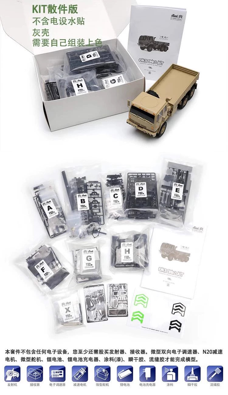 Orlandoo Hunter OH 1:32 M02 6X6 RC TRUCK  KIT