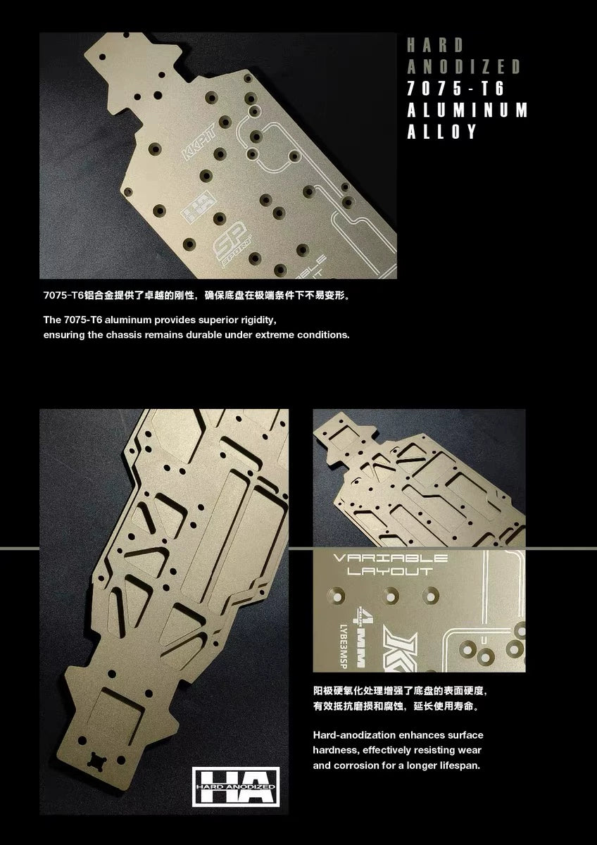 KKPIT 1/9 KONE SP TTE TRUGGY Rc Car 330MM Wheelbase KIT