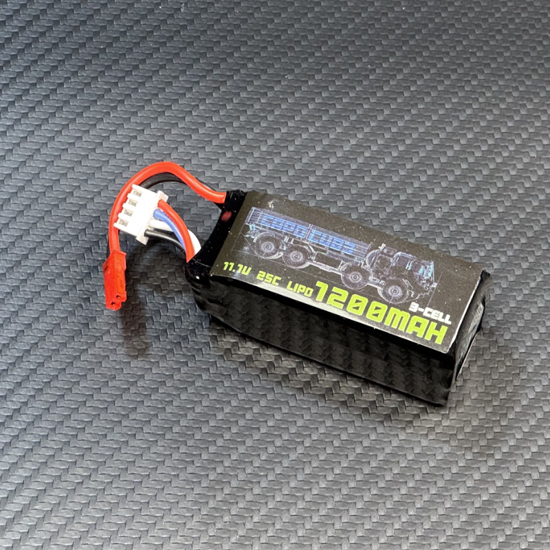 1200mAh 3S 25C Battery CUB3 capo 1/18 Tatra 8x8 Rc Tractor