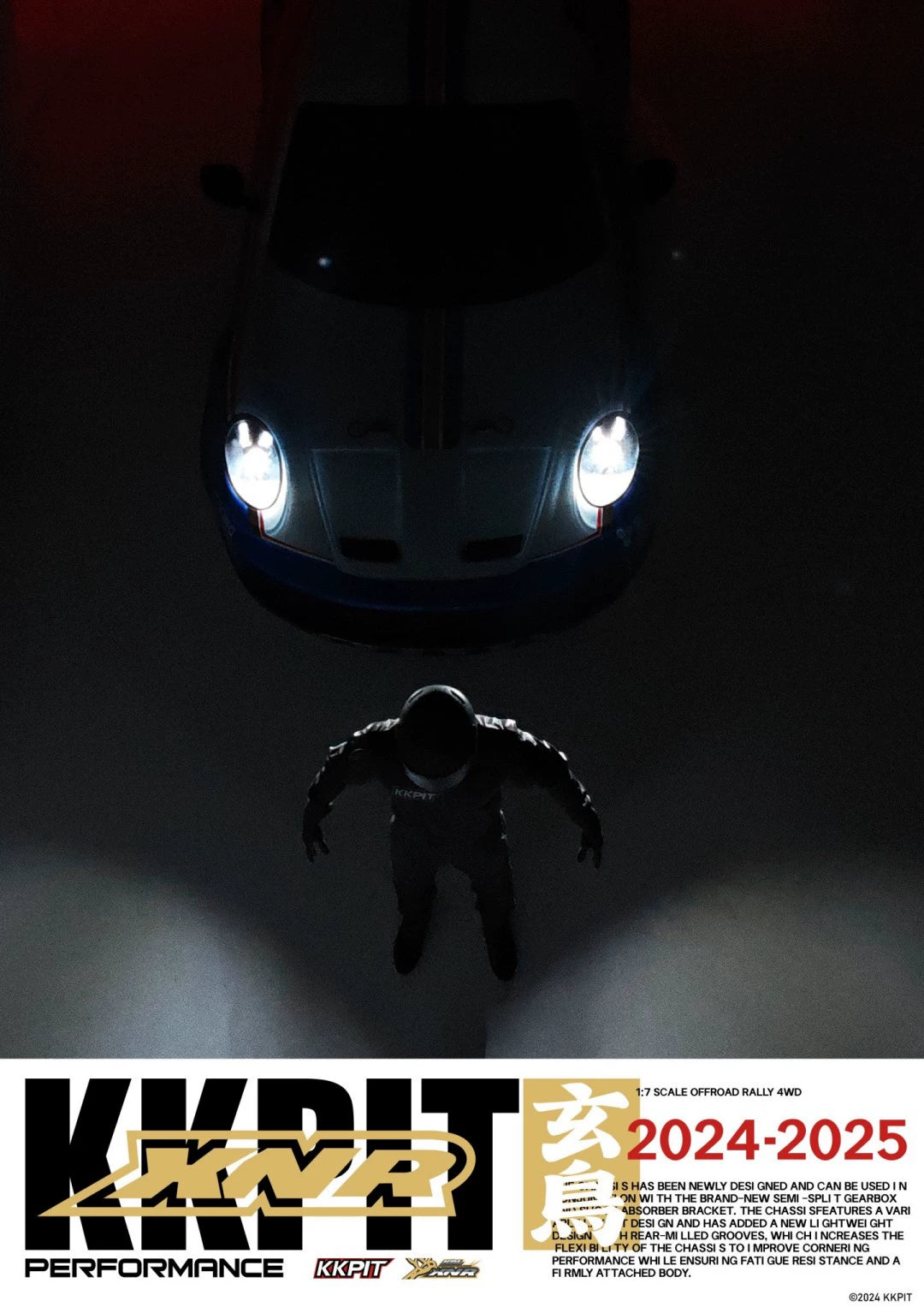 KKPIT XNR 1/7 Dakar Painted Rc Rally Car RTR