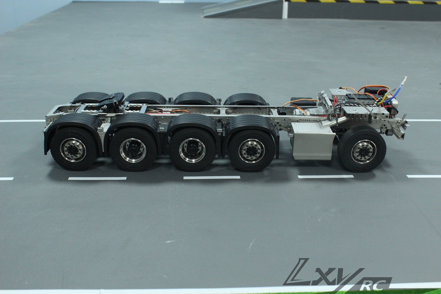 Lxy Tamiya 1/14 RC SCANIA 770S 10X10 Metal Chassis Assembly