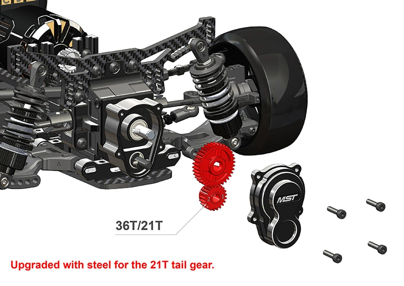 MST 1/10 RC drift car frame MRX GT v1.5 RWD KIT 532209
