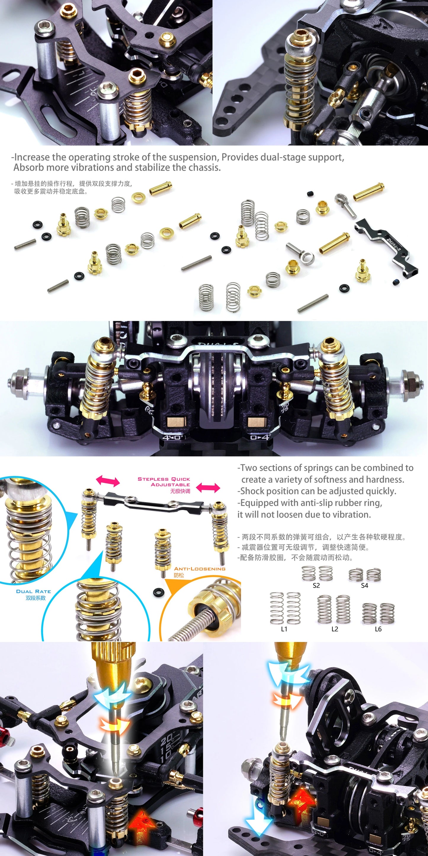 DRIFTART 4 Pre-assembled Frame for 1/24 Rc Drift Car 99140/99140 + 98205
