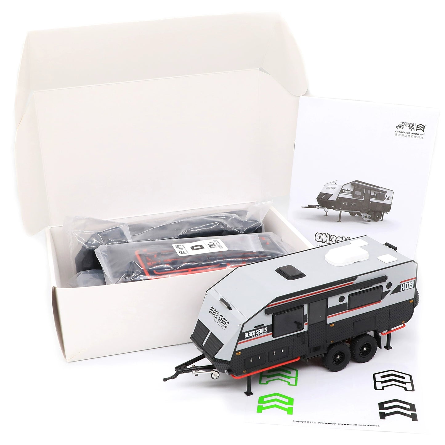 Orlando Hunter OH32N01 RC Trailer Camper RV Assembly KIT