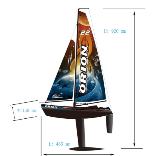 Joysway 8803  V2 Orion Rc Sailboat 465mm RTR