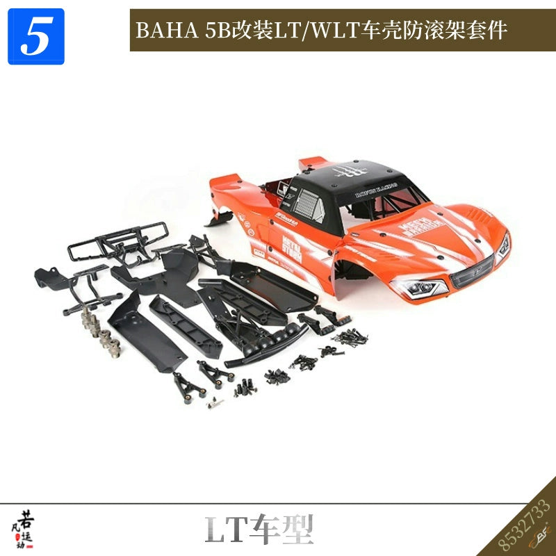 ROVAN 1/5 Car BAHA 5B Rc Car Modified LT/WLT 5t Shell Roll Cage Kit