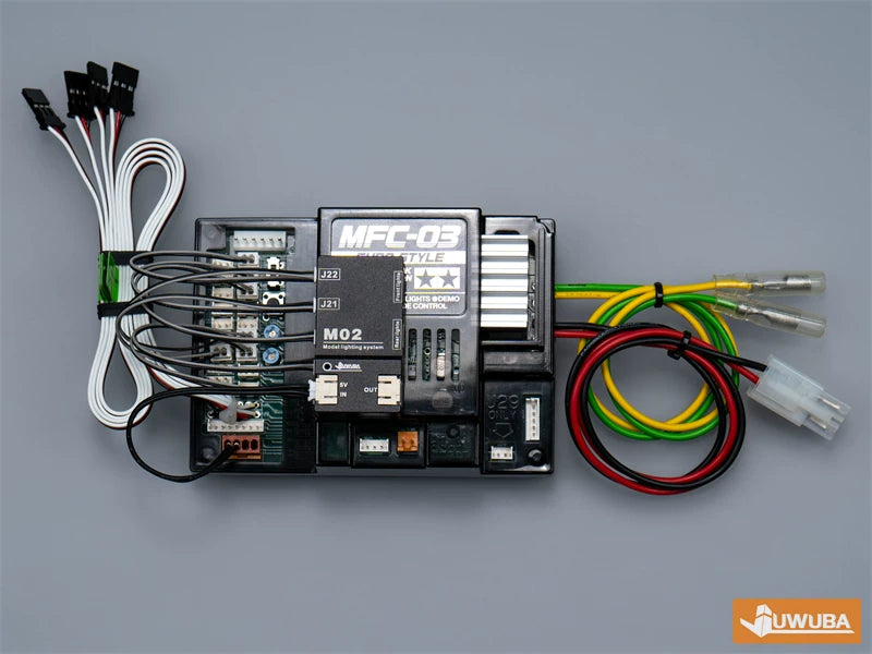 juwuba TAMIYA1/14 RC TRACTOR MFC-01 MFC-03 4 IN 1 Light Adapter Module KZQ-M02