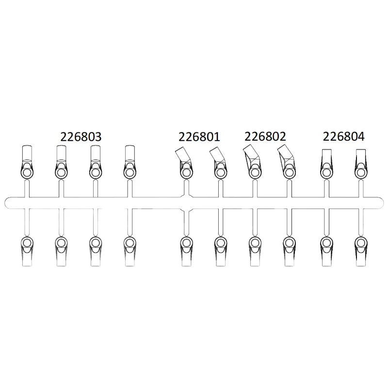 CROSSRC Rhino EMOX RC CAR Ball Head Buckle Kit CS-97401085