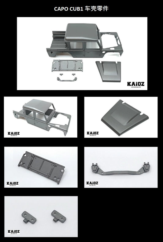 CAPO CUB1 1/18 Rc Car Shell Parts