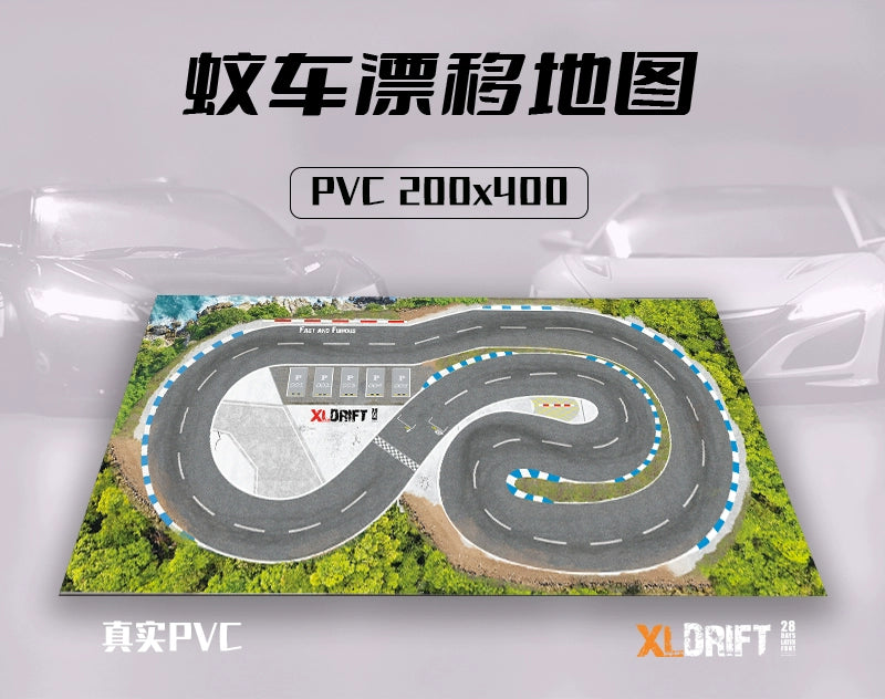 XLDRIFT MINIZ RW00 1/28 1/24 RC DRIFT CAR PVC Track Collection