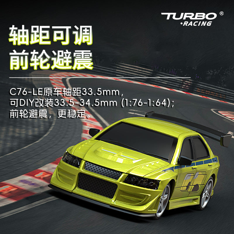 Turbo Racing 1/76 C76 Limited Edition Rc Car RTR
