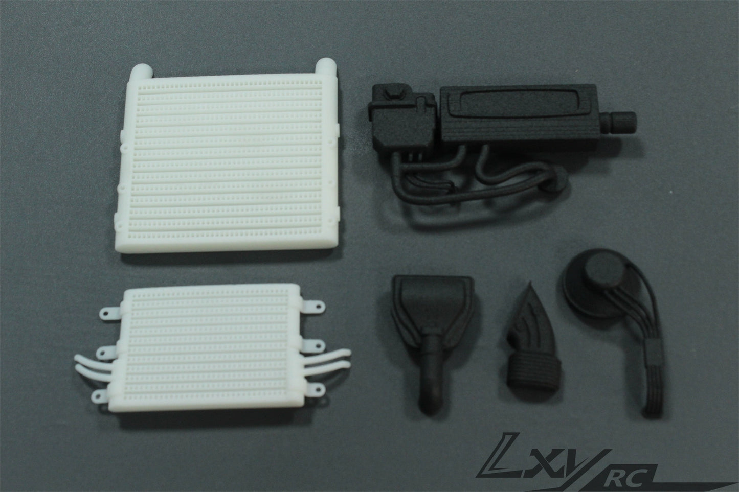 LXYRC 1/14 TAMIYA SCANIA R730 Rc Tractor Front Face Op Kit