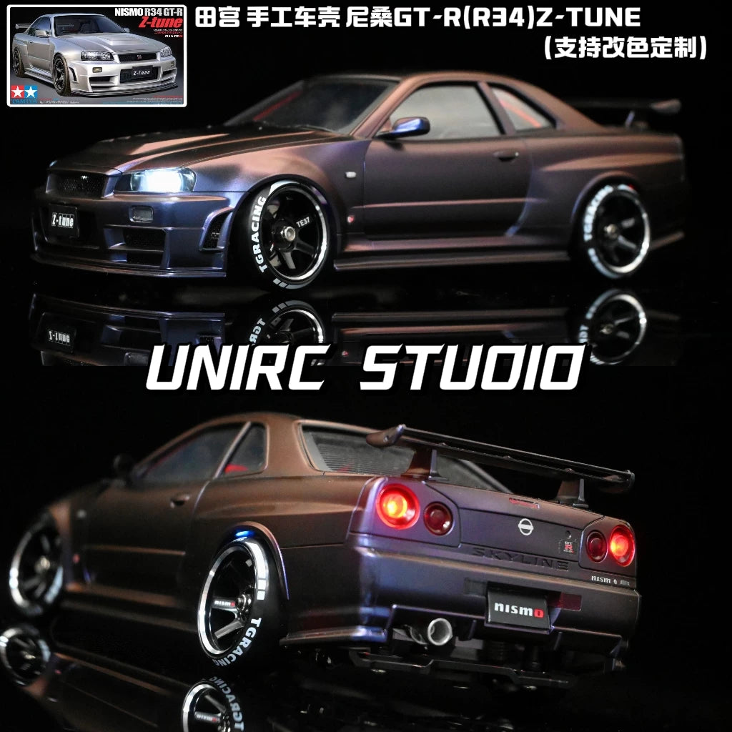 TG SUPER UNIRC 1/24 Rx7 R34 S13 Supra Rwd Brushless External Rotor Rc Drift Car RTR