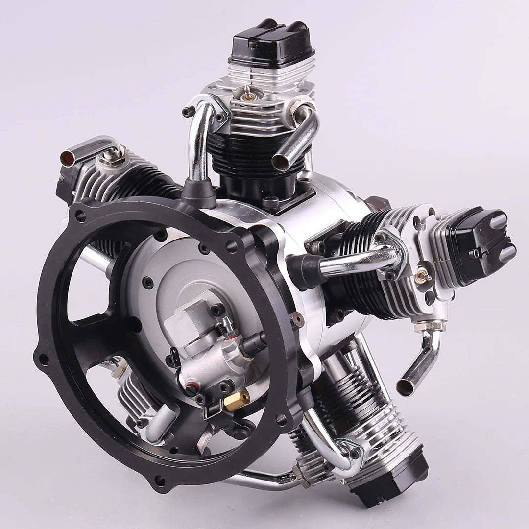 ASP FS400AR Five-cylinder Methanol Engine 65cc for Rc Fixed-wing Aircraft