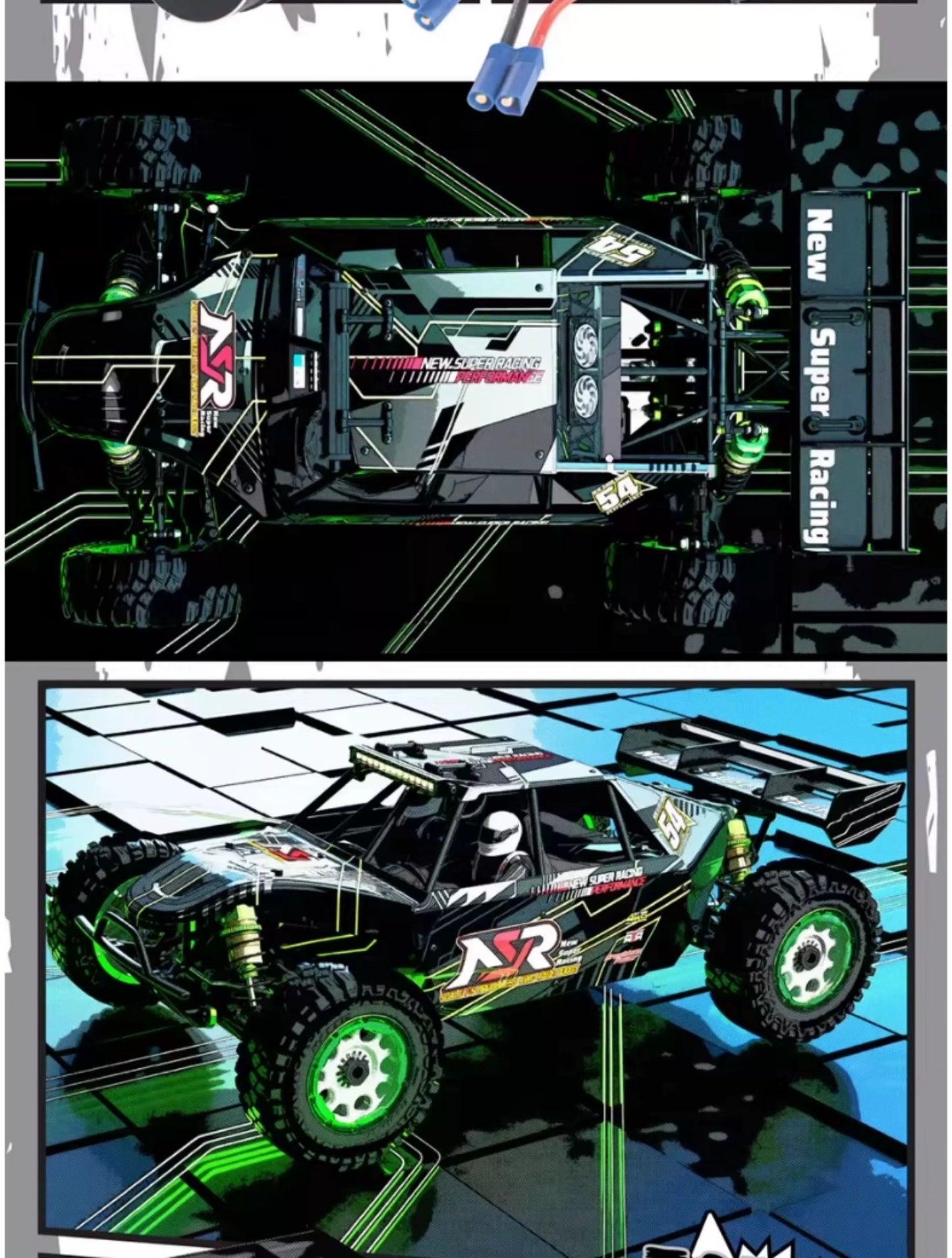 NSR 5XL-E 1/5 4WD Brushless 6-8S RC CAR RTR