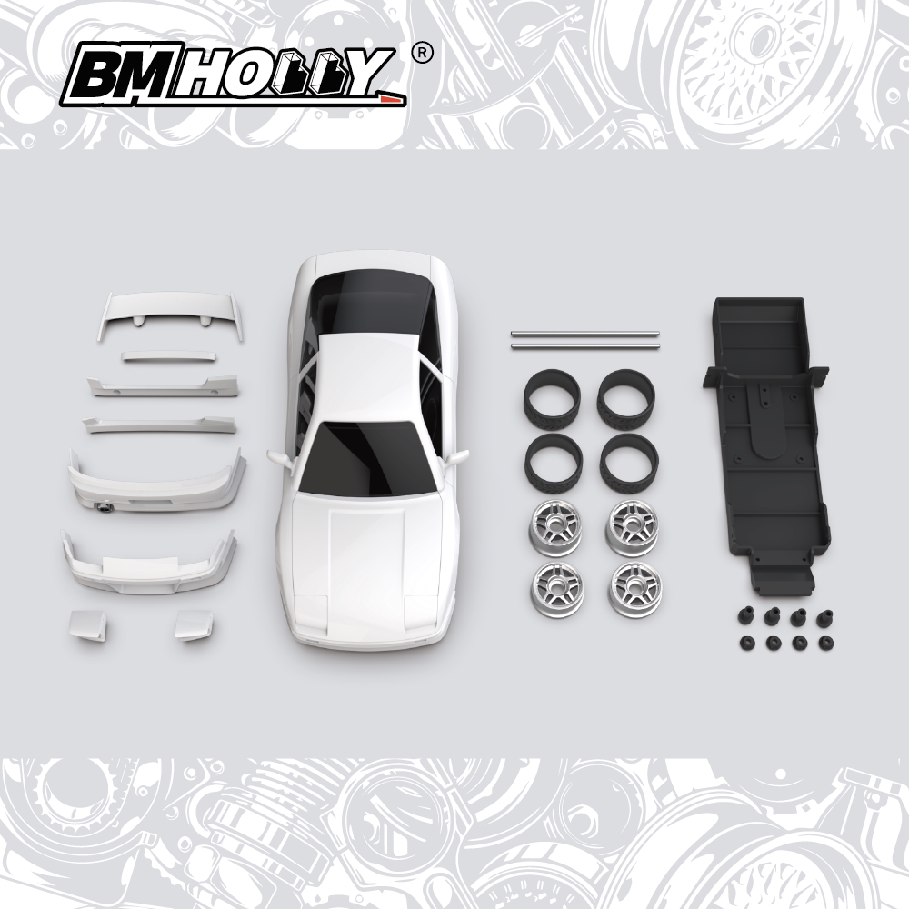 BMHOBBY BMRX-FLD 1/28 RC DRIFT CAR SHELL 180SX