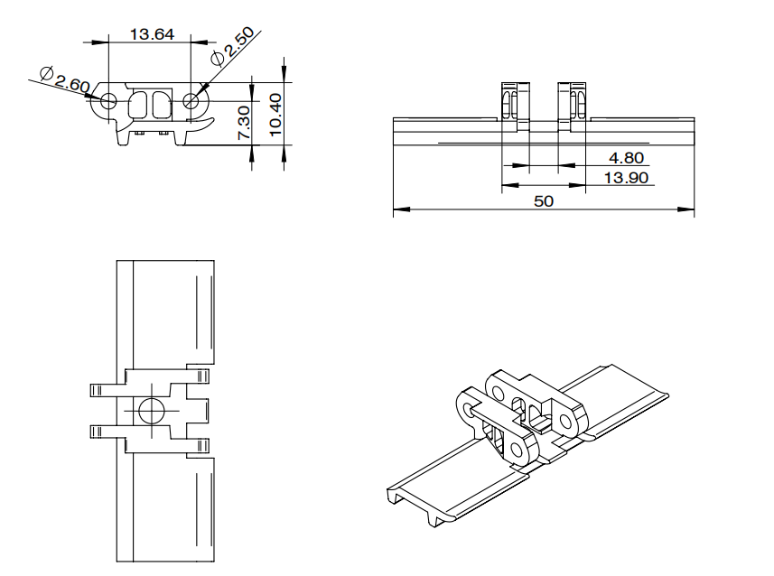CUT-LD-03 R920 Rc Hydraulic Excavator Zinc Alloy Track 50MM Wide
