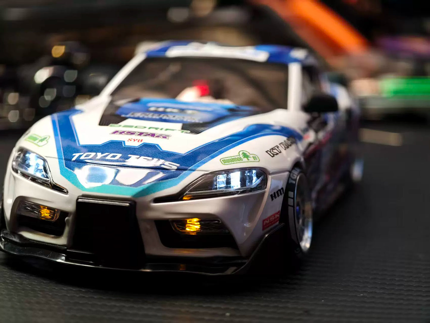 TGS  Tg Super Ran 1/24 Brushless External Rotor Motor Rwd Rc Drift Car WITH LIGHT RTR