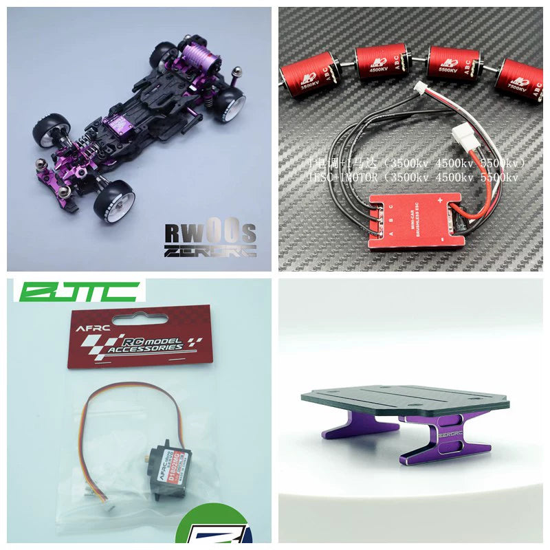 ZERORC RW00SR 1/24 RWD RC DRIFT CAR KIT