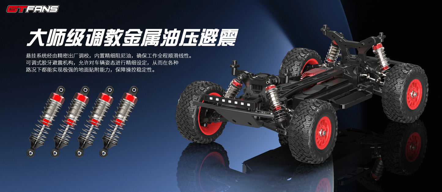 GTFANS Frenzy M607 1/12 Brushless 4wd Rc Car RTR