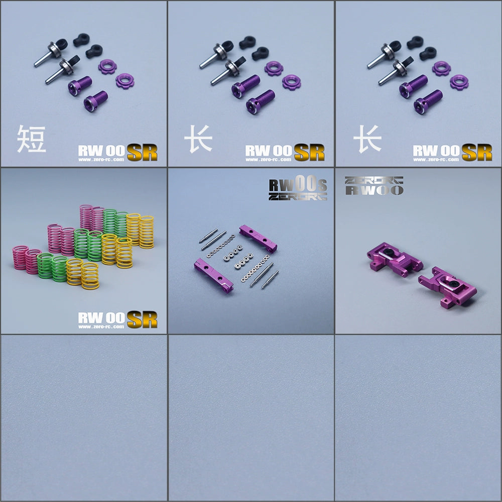 ZERORC RW00SR MR/AWD OP 1/24 Rc Drift Car Full Op Sets