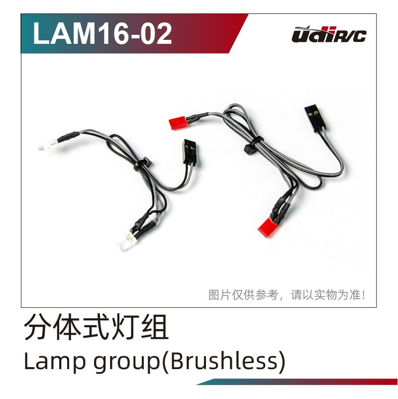 UDIRC M16 1610s RC CAR Original Electrical Equipment Parts/Motor/ESC/Receiver/Servo/Light Set