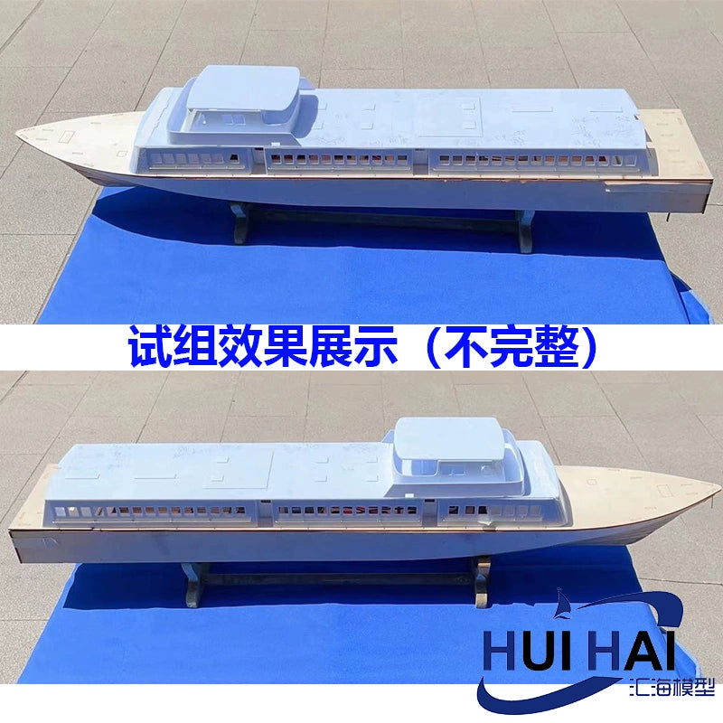 Sea Whale Passenger Ship Wooden Assembly Ship Model Kit 900x155x248mm