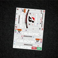 1/10 Rc Drift Car Sticker Wheelbase 256mm SC1512