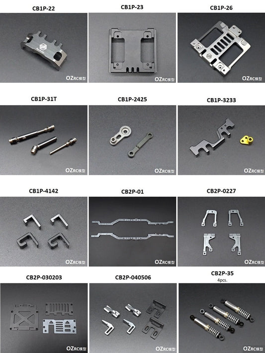 CAPO CUB2 1/18 Rc Car Frame Parts