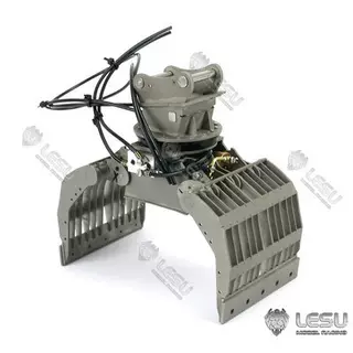 LESU 1/14 Aoue-956 RC Hydraulic Excavator Metal Mechanical Claw Hydraulic Pliers Bucket