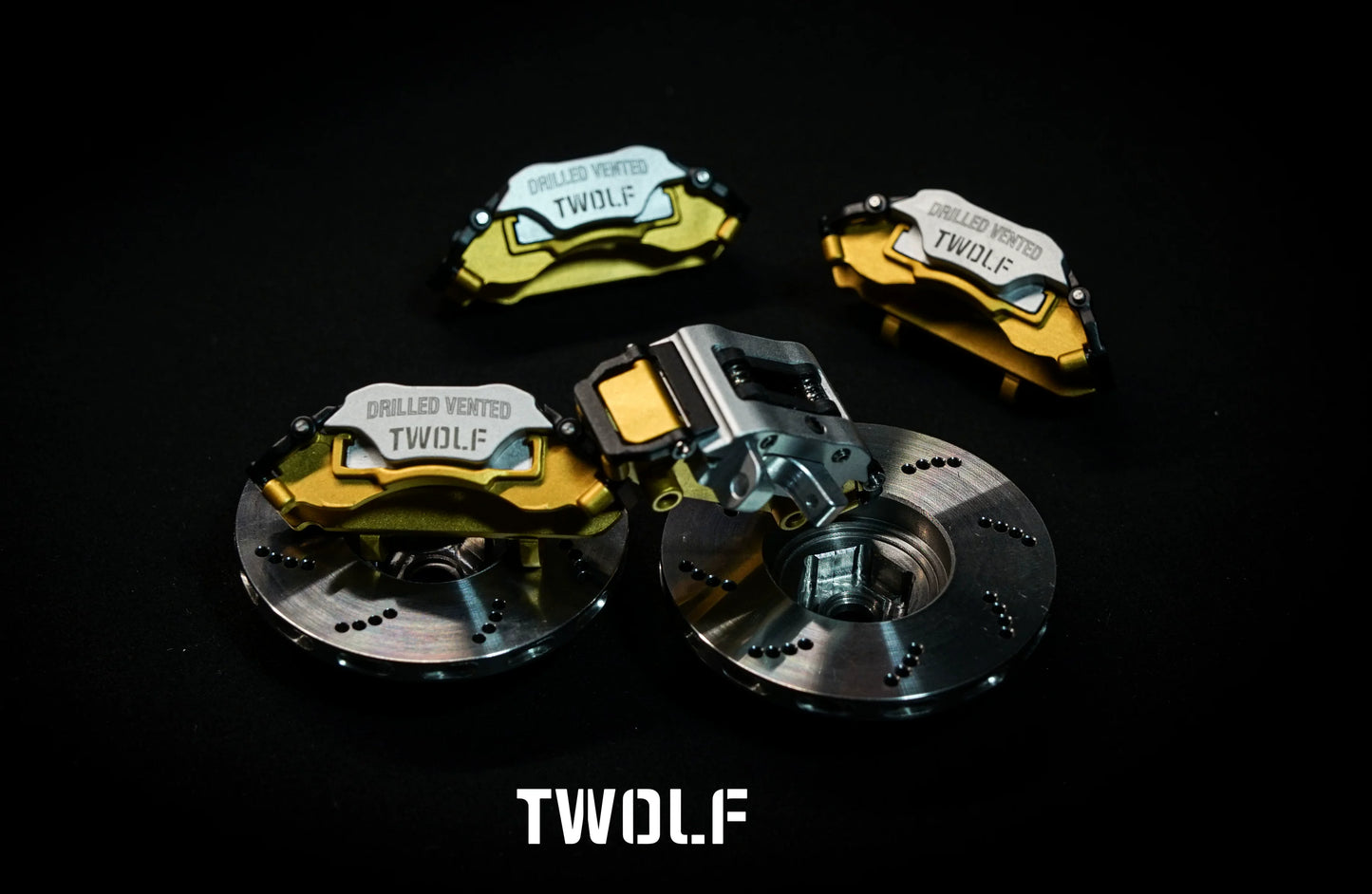 TWOLF M715 1/8 Rc Car Disc Brake Caliper Pedal Op Parts