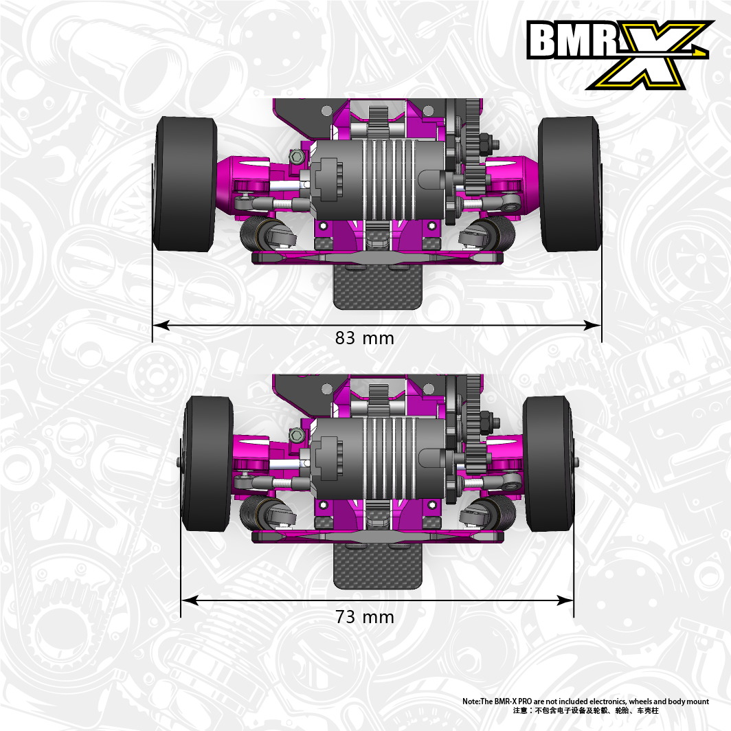 BMRC BMRX EVO 1/24 Rwd  Rc Drift Car KIT