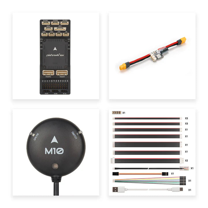 Holybro Pixhawk 6X ICM-45686 RC Fixed Wing Drone Flight Control M9N /M10 GPS
