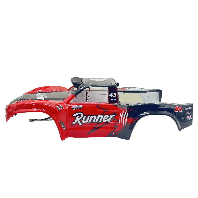 FSR 1/7 Desert Storm RC CAR SHELL with Light Set 415MM Wheelbase