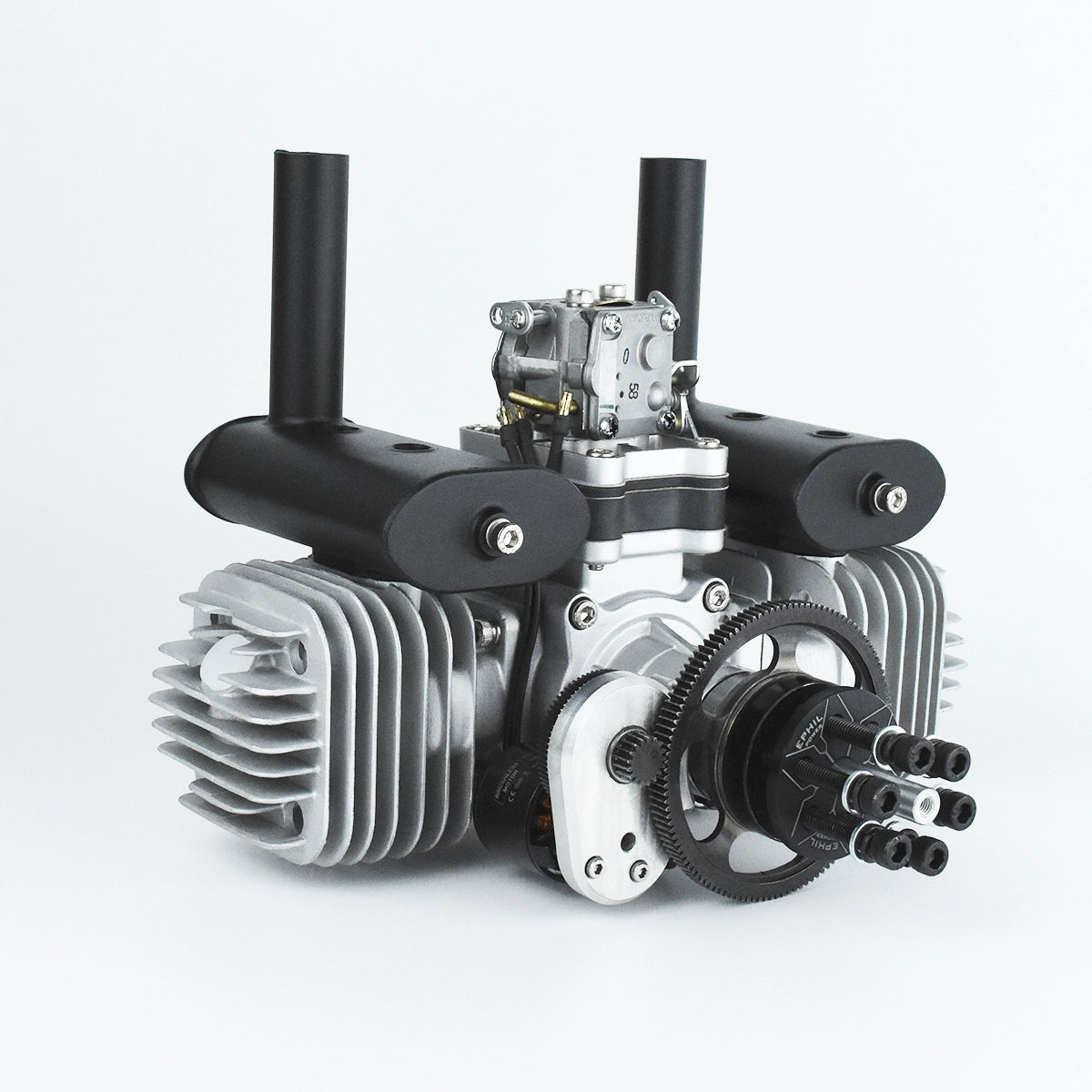 EPHIL 123cc-T PRO Rc Fixed-wing Aircraft with Opposing Twin-cylinder Two-stroke Gasoline Engine