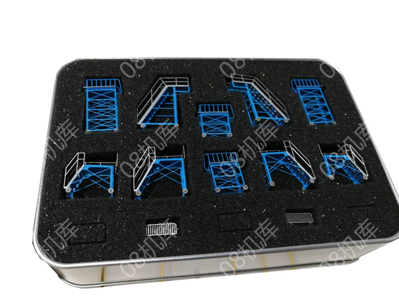 1/200 Airliner Model Scene Alloy Repair Rack 10pcs Set
