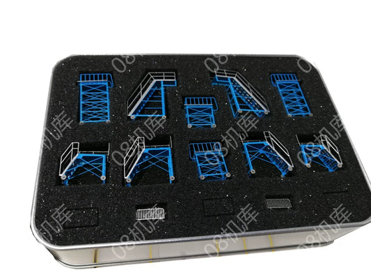 1/200 Airliner Model Scene Alloy Repair Rack 10pcs Set