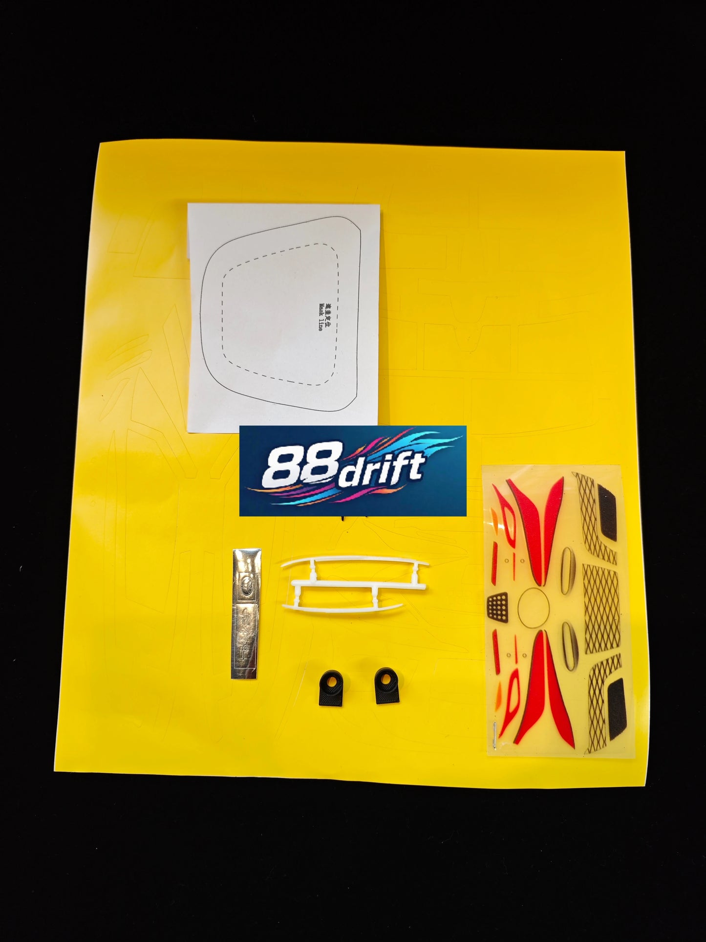 88Drift 1/10 A90 RC DRIFT CAR Transparent shell Width 200mm Wheelbase 258mm