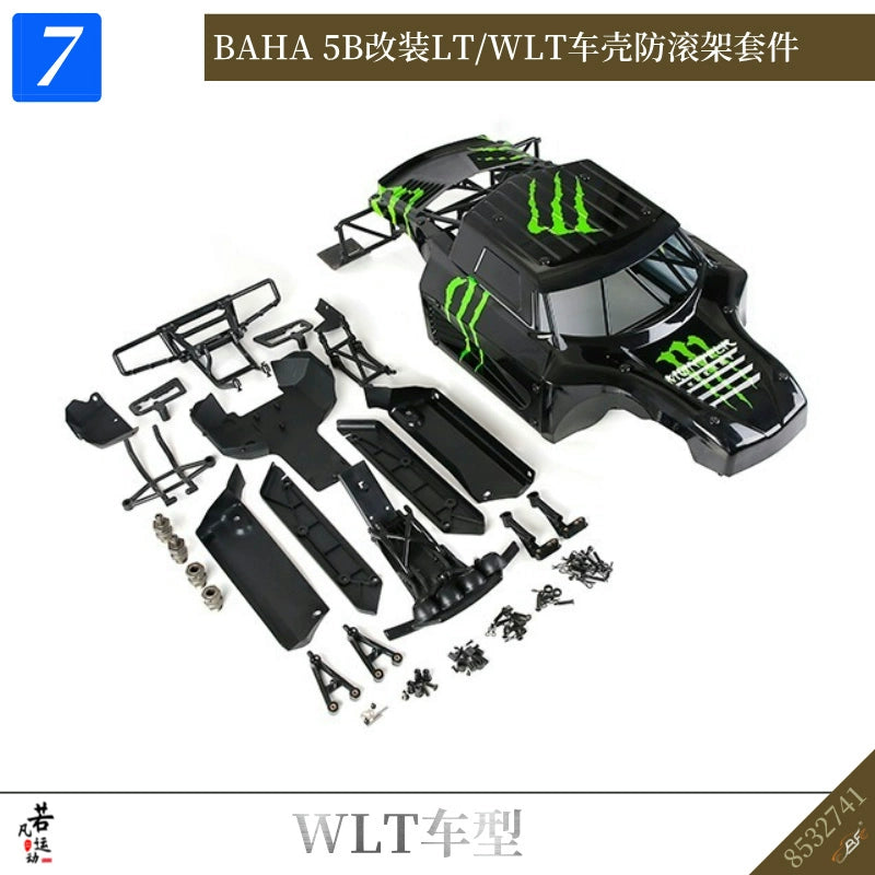ROVAN 1/5 Car BAHA 5B Rc Car Modified LT/WLT 5t Shell Roll Cage Kit