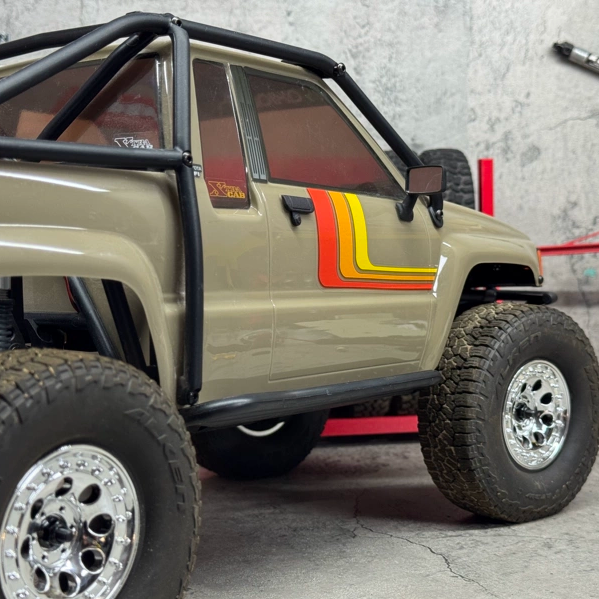 SCX10 III 1987 SR5 RC CAR 3D PRINT OP PART Fender Door Handle Rearview Mirror Spare Wheel Bracket