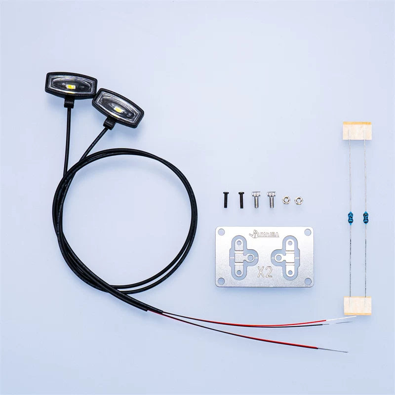 JUWUBA  LED Light Roof Spotlight FOR 1/14 Tamiya Rc Tractor C-01BK