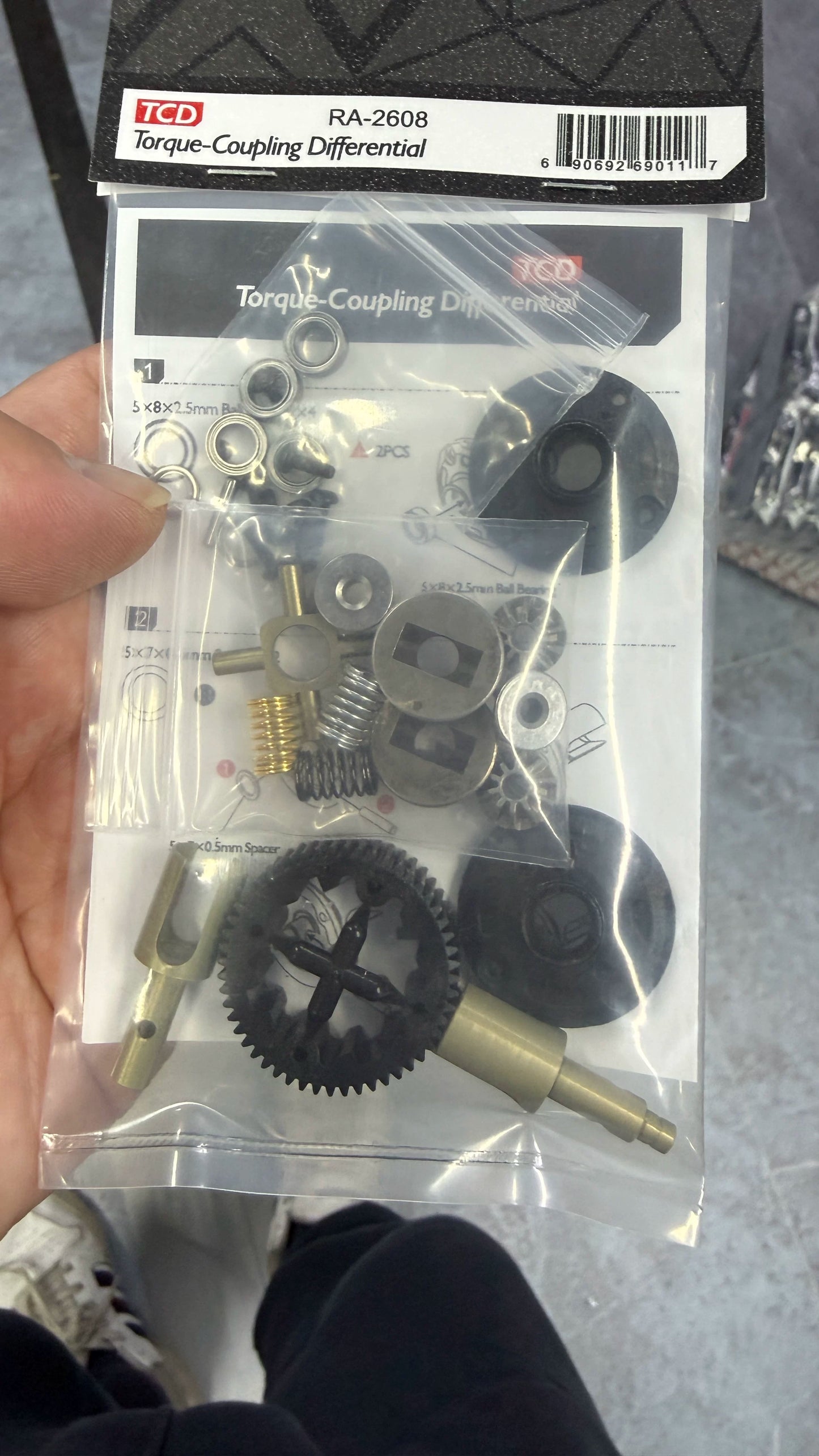 TCD Torqe Coupling  Differential TCD RA-2608   for 1/10  REVED RDX Yokomo YD2  Rc Drift Car
