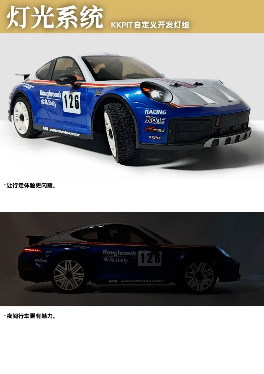 KKPIT XNR 1/7 Dakar Painted Rc Rally Car RTR