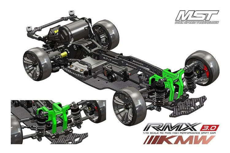 MST RMX3.0 KMW 1/10 Full OP RRX RC DRIFT CAR Frame 532195BK