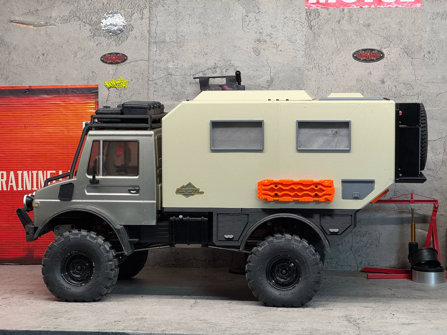 CROSSRC NT4 1/10 Rc CAR Unimog 3D Printed RV Compartment Op