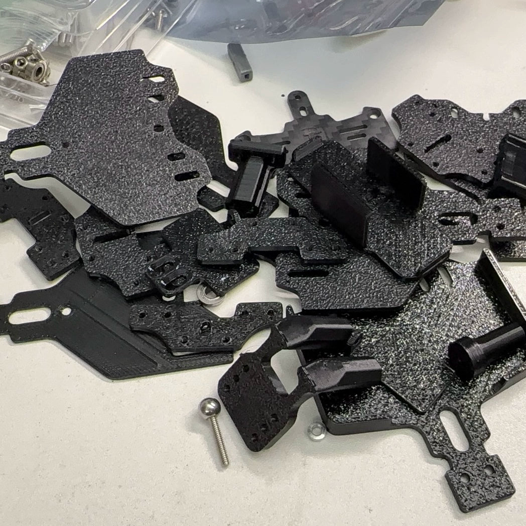 MUSHU TG TT 1/24 Rc Drift Car 3D PRINT WHITE Shell Wheelbase 70-73MM