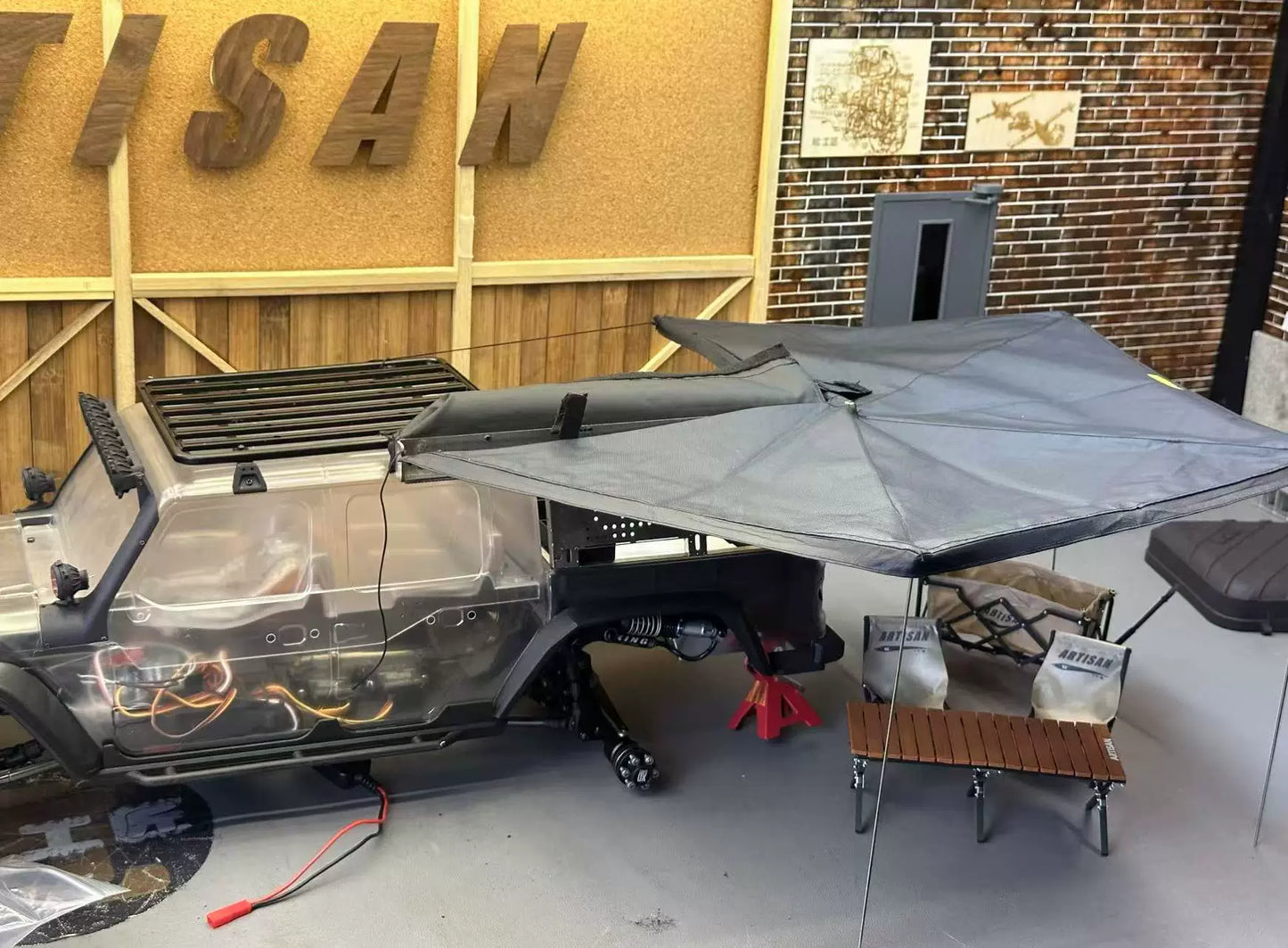 1/10 Rc Car Universal 270 Degree Side Tent Model